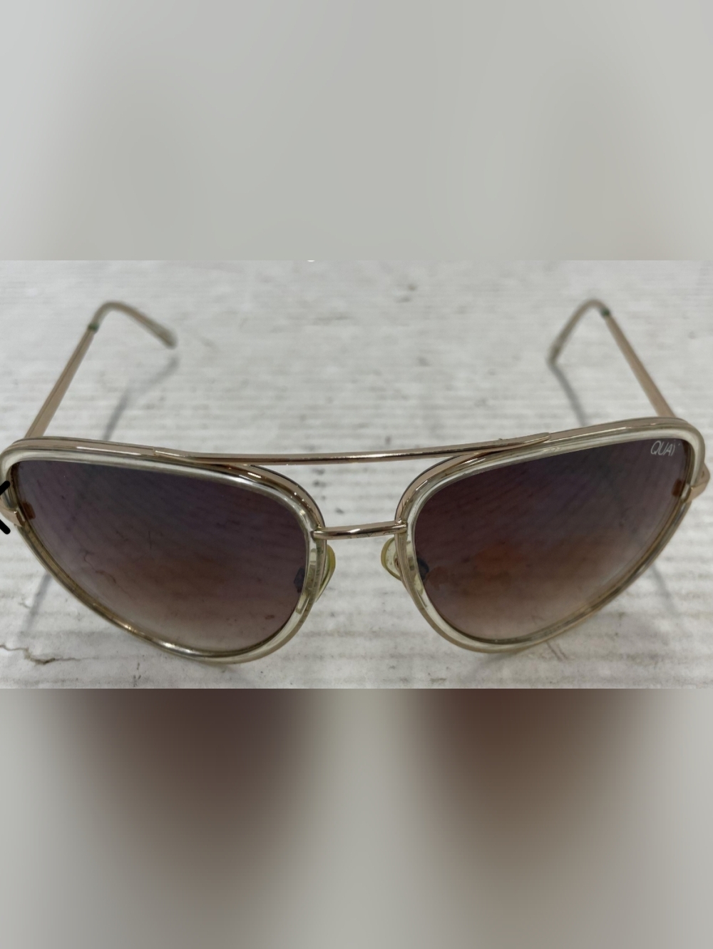 Maui Jims Gold Frame Brown Lens Women's Sunglasses
